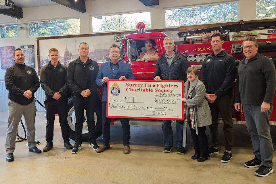 Surrey Firefighters Donate $100K to South Surrey Inclusive-Housing Project