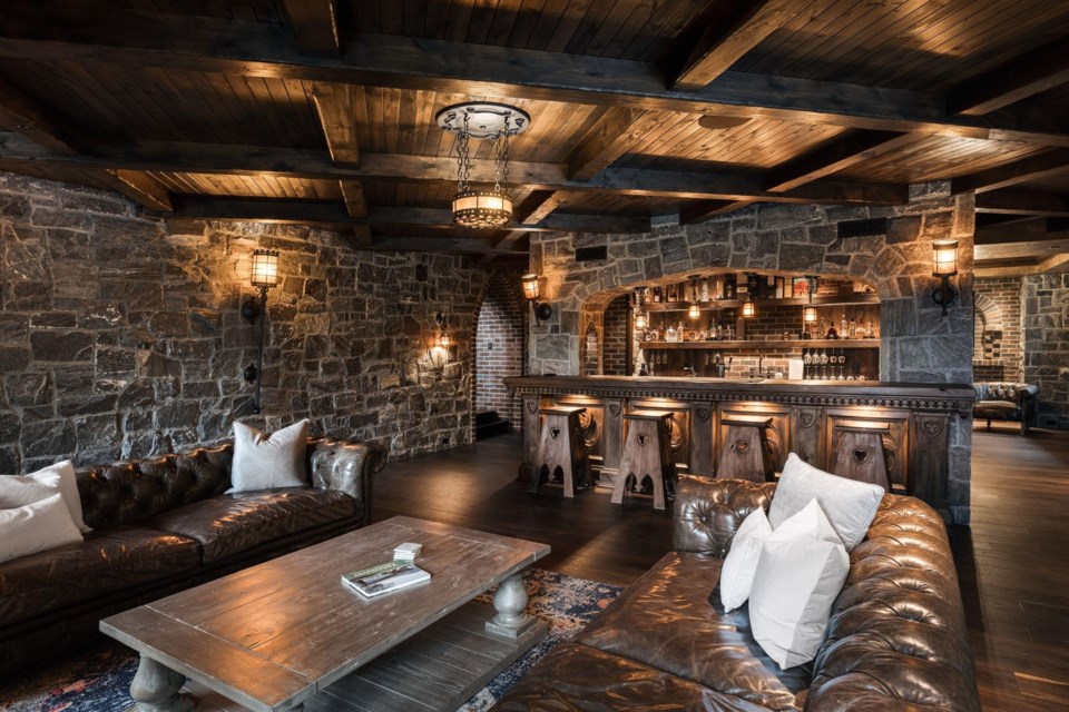 This $35M Metro Vancouver House Looks Like a Medieval Tavern Inside
