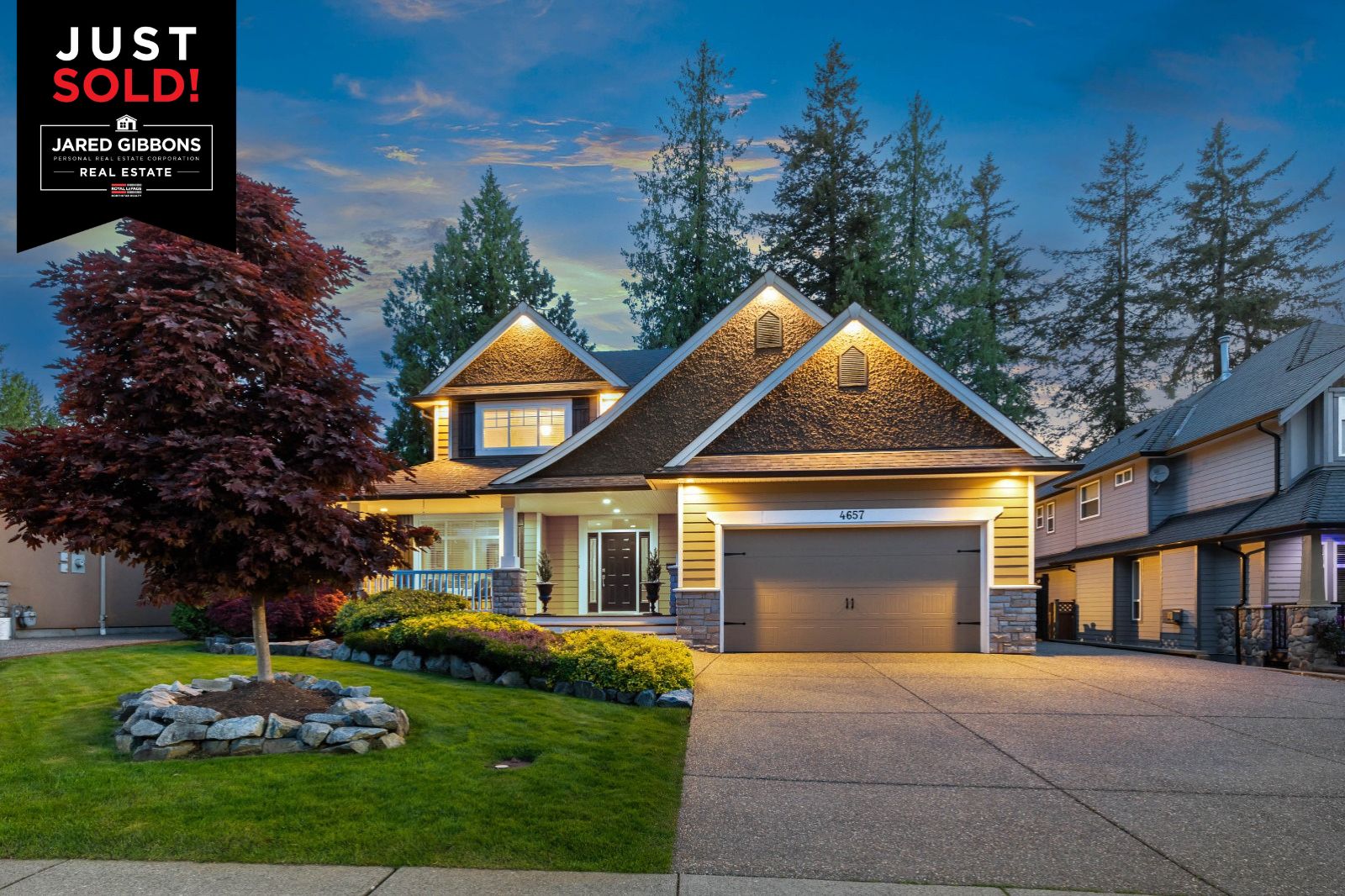 Sold! Luxurious Mossey Estates Home at 4657 204A Street, Langley City