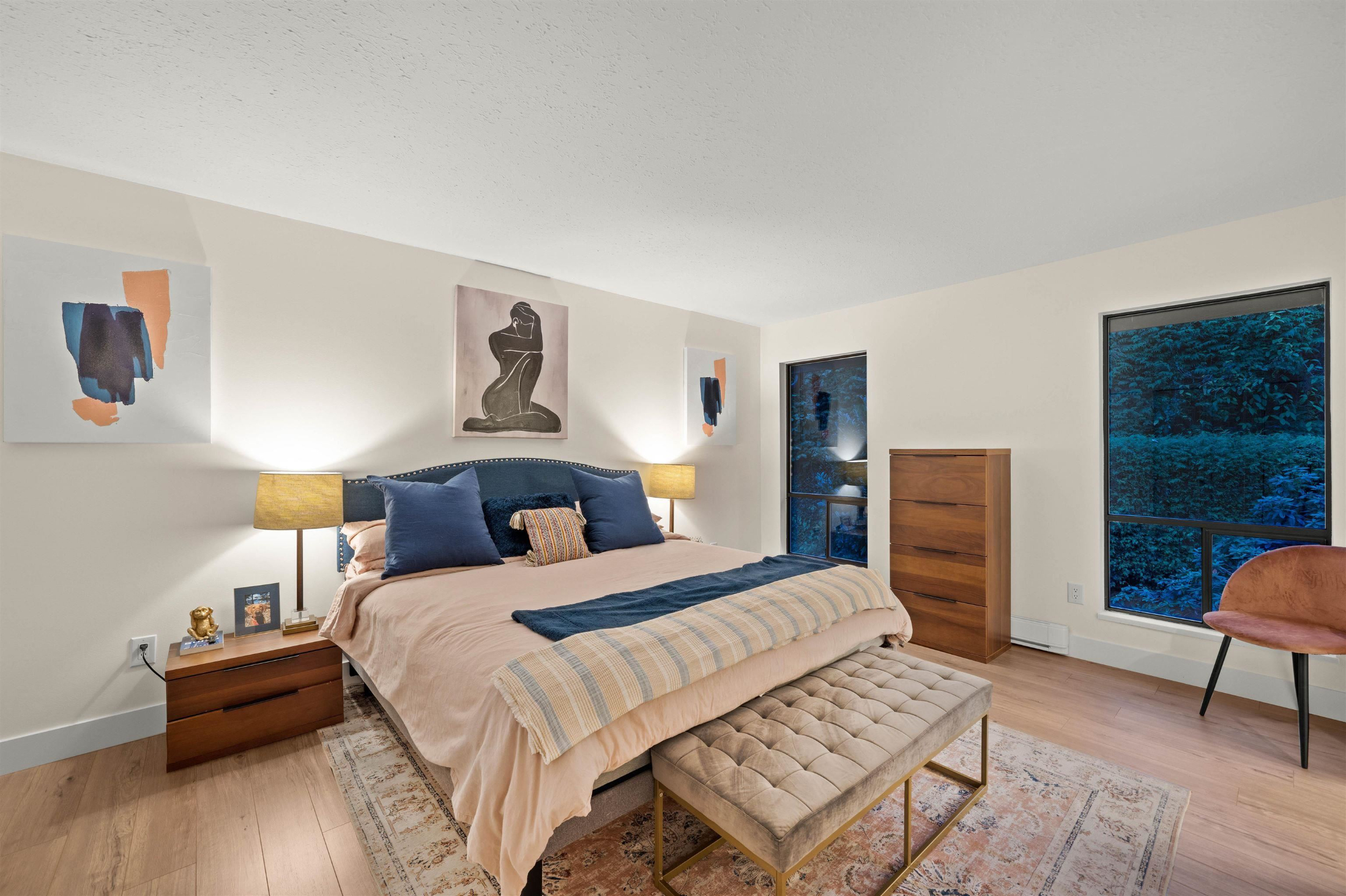 Bright and modern bedroom