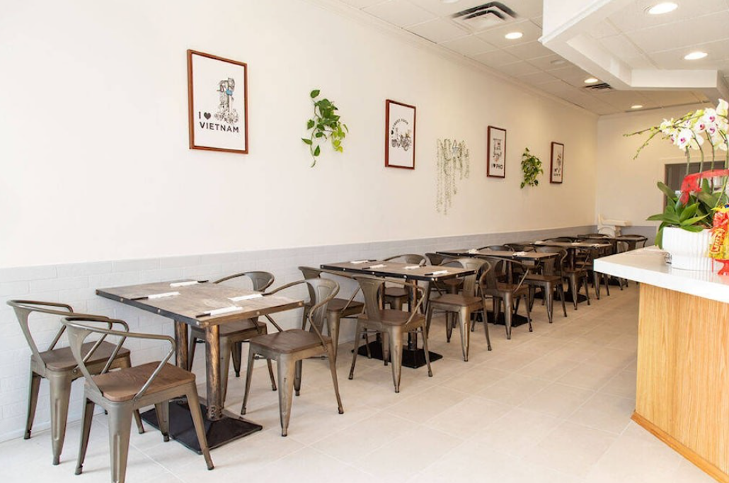 Nha Toi Boutique Cafe dining area – South Surrey restaurant interior