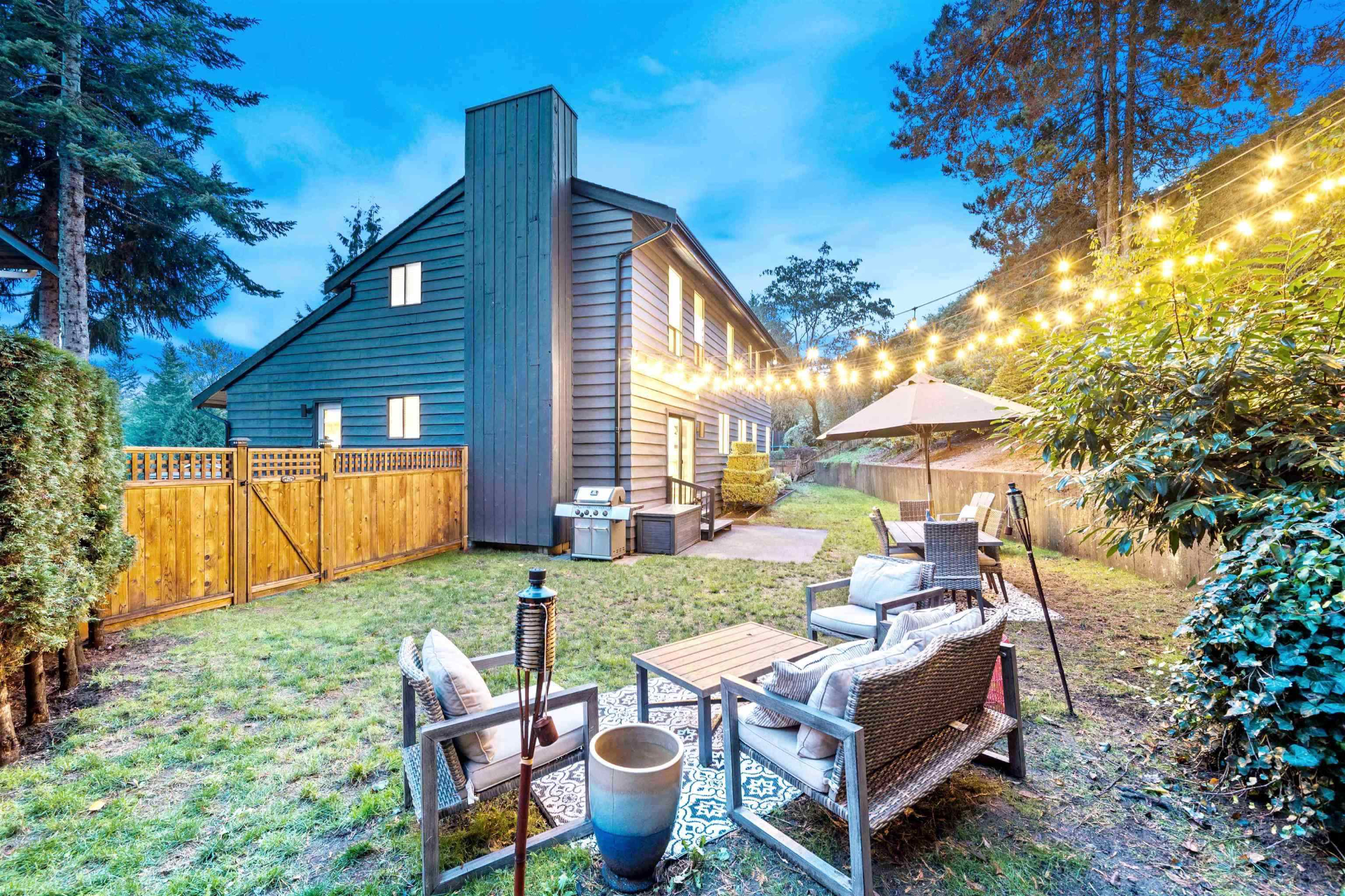 Backyard patio of Langley home – South Surrey realtor listing