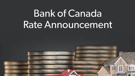 Bank of Canada rate announcement graphic – South Surrey real estate update
